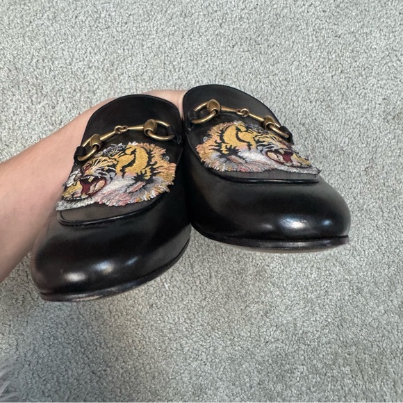 Gucci King Tiger Princeton Leather Loafer For Men Size 6 - Picture 5 of 8